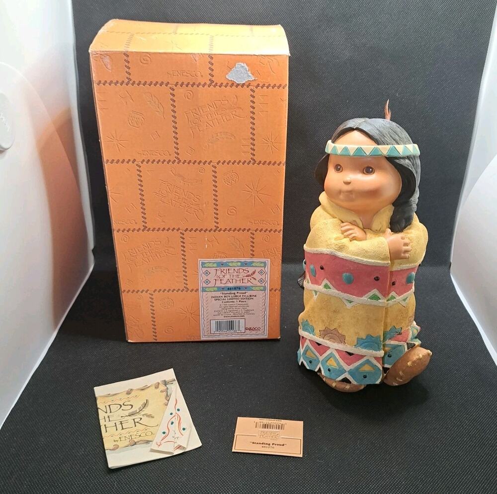 Friends of the Feather Standing Proud 9" Figurine 1998 Enesco Ltd Edition 481076